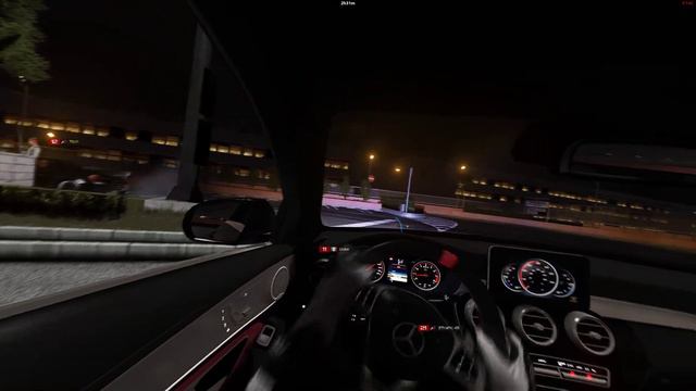 Assetto Corsa - Street Racing w/ Mercedes-Benz C63S Stage 2 #2 (Traffic) смотреть онлайн