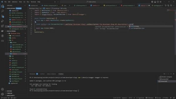 Building a Powerful REST API with NestJS, Prisma, PostgreSQL, Docker & Swagger | [Part 1]