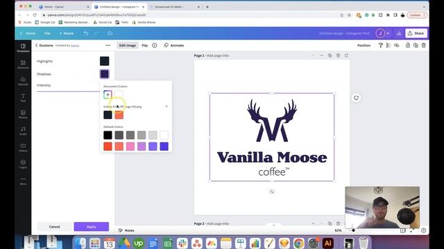 How To Change The Color of an Imported Logo in Canva смотреть онлайн