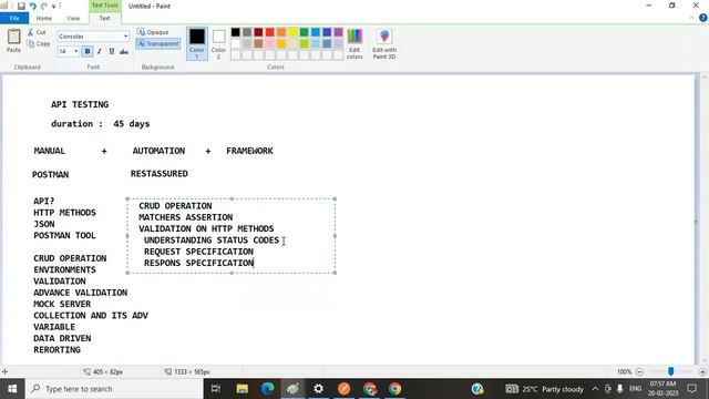 API TESTING tutorials || Demo - 1 || by Ms. Harshil On 20-02-2023 @7:30AM IST смотреть онлайн