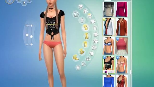 Sims 4/Обзор моей скаченной одежды/Вика смотреть онлайн