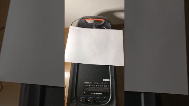 JBL partybox 100 bass test | Not even half volume! смотреть онлайн