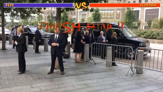 Hillary Clinton Fainting at 911 Memorial - Pepe vs Clinton Mortal Kombat Parody смотреть онлайн