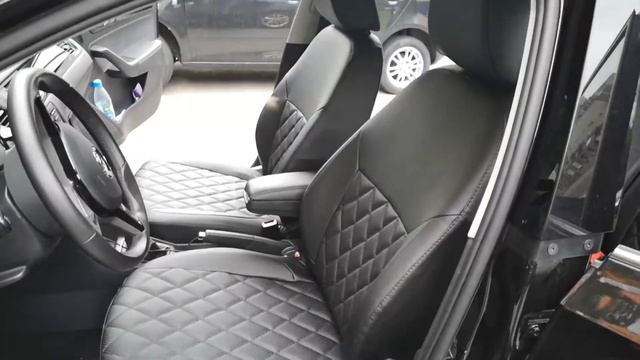 Авточехлы Шкода Рапид ромб смотреть онлайн