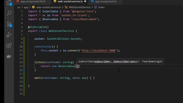 Websocket live code using Angular & node.js | secret chat application | Beginner level explanation смотреть онлайн