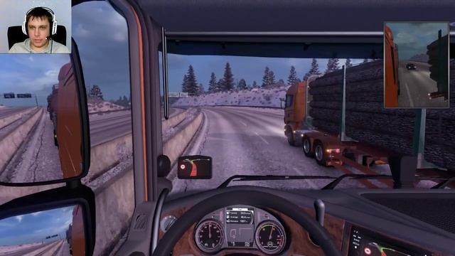 Euro Truck Simulator 2 ( Карта " TruckSimMap 6.1.1 " для 1.21.* ) Часть #4 смотреть онлайн