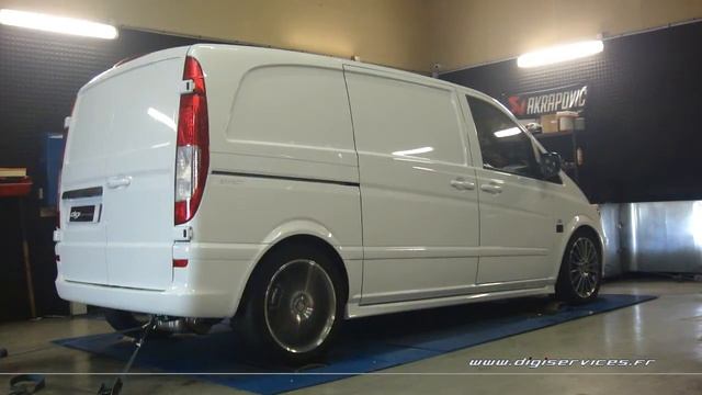 Mercedes Vito 113 cdi 136cv Reprogrammation Moteur @ 209cv Digiservices Paris 77 Dyno смотреть онлайн