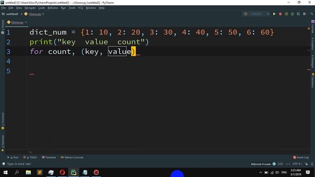 How to Get the key, value and item in a dictionary in Python смотреть онлайн
