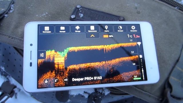 Тест эхолота Deeper pro+ с легким спиннингом смотреть онлайн