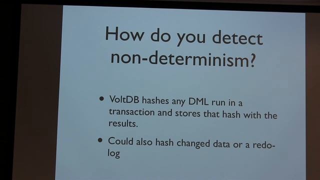 Determinism and databases by John Hugg, Software Engineer at VoltDB смотреть онлайн