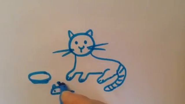 Рисование -игра! Котик. смотреть онлайн