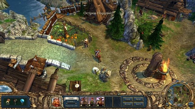 Изменение свитка магии странствий при получении карты (King’s Bounty: Воин Севера) смотреть онлайн