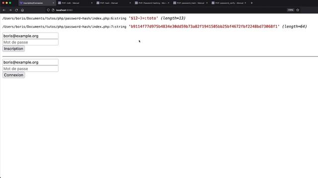 Sécuriser des mots de passe en PHP (password_hash & password_verify) смотреть онлайн