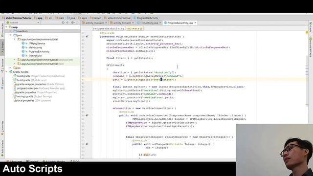 FFmpeg Tutorial - Last Part Trim video using FFMpeg Library in Android Studio смотреть онлайн