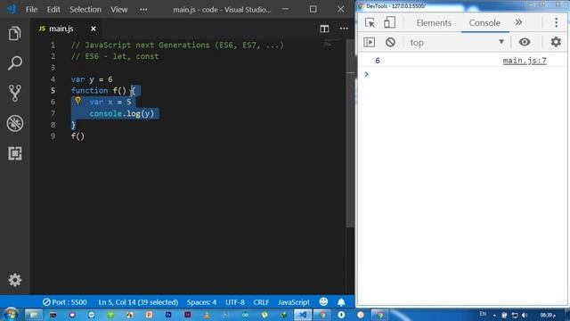 [Arabic] JavaScript ES6 #1- let, const смотреть онлайн