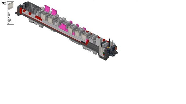 Вагон габарита RIC. Инструкция по сборке Lego-самоделки.