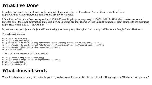 How to set up HTTPS using Lets Encrypt, Node, and Express 4? смотреть онлайн