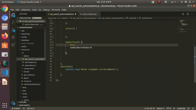 44 Mejorar autocomplete con vuejs - Creando tienda online Laravel 7 смотреть онлайн