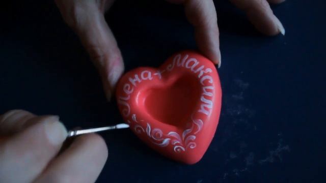 Роспись фигурки. Подарок на день святого Валентина. Аромасердечки. Подарки Ручной Работы. смотреть онлайн