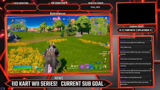 Playing With Viewers! Fortnite | Sub Goal 350 смотреть онлайн