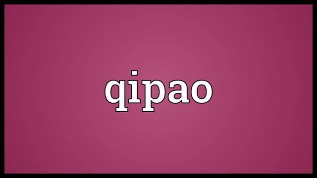 Qipao Meaning смотреть онлайн