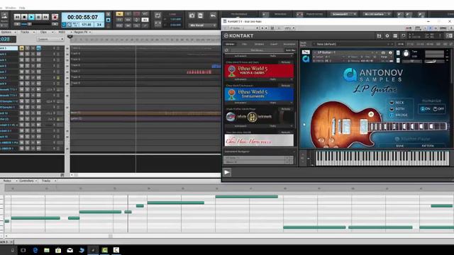 LP Guitar library For NI Kontakt смотреть онлайн