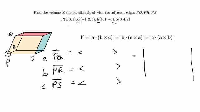 Volume Of A Parallelepiped