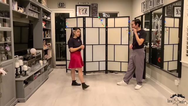 Swing Dance Lindy Hop | "A Day At The Races" Lesson | Learn to Dance смотреть онлайн