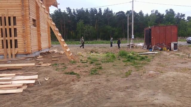 Строительство гаража из кирпича ч.1 смотреть онлайн