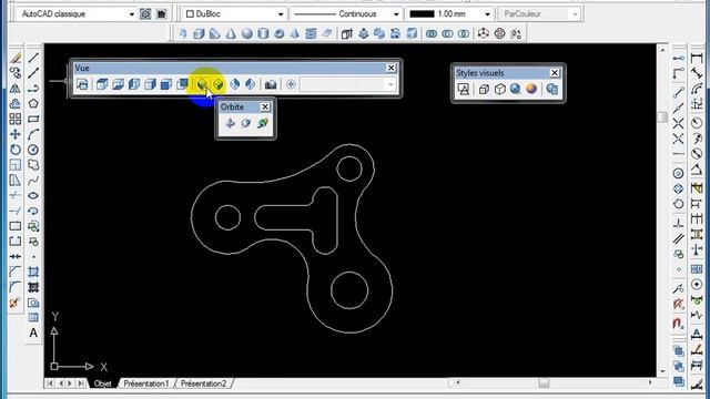 Formation autocad 2d -3d modélisation pièce mécanique glissière N° 30 paritie 2 смотреть онлайн