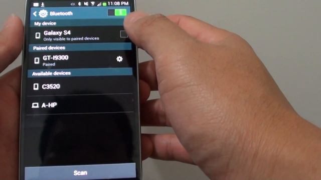 Samsung Galaxy S4: How to Make Your Phone Visible to Other Bluetooh Devices смотреть онлайн
