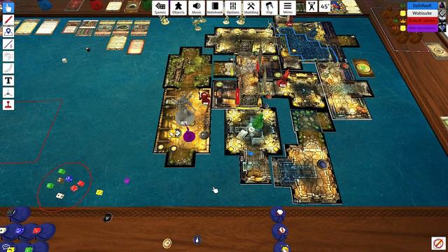 Tabletop Simulator. Проходим Descent "Тени Нерекхолла". Акт I. Слух первый смотреть онлайн