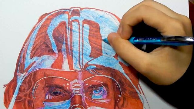 You need 3D glasses to see this Drawing! Darth Vader / Anakin смотреть онлайн