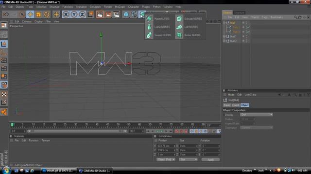 MW3 Cinema 4D & Photoshop Text Tutorial
