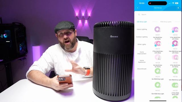 Govee Smart Air Purifier For Larger Rooms смотреть онлайн