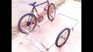 как сделать коляску на велик