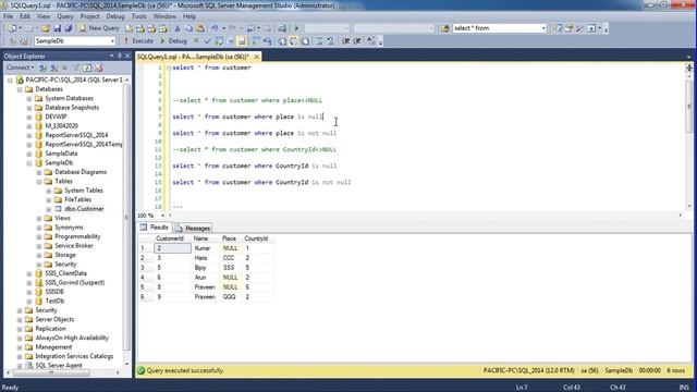 How to Check for NULL Values in Sql Malayalam смотреть онлайн