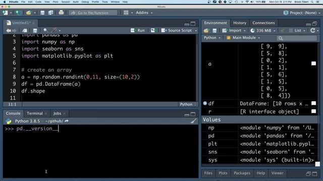 Plotting in Python now supported in RStudio Desktop смотреть онлайн