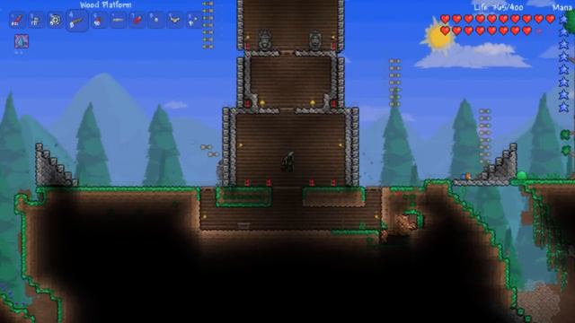 Terraria 1.1 - Epic Arrow Tower! смотреть онлайн