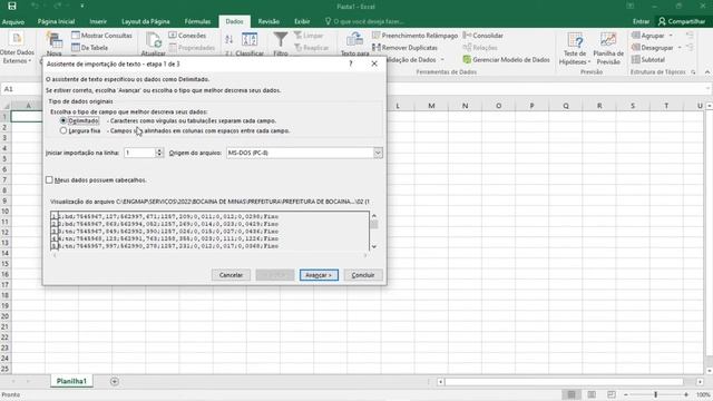 Importando arquivo txt para Excel. смотреть онлайн