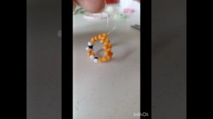 Схема лёгкого колечка. Из бисера?Котик??