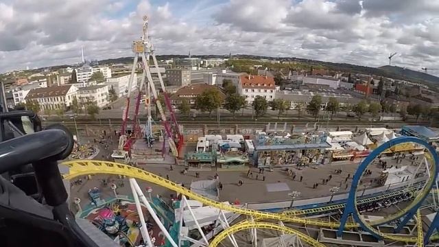 Teststrecke Steiger-Meyer (onride) - Cannstatter Volksfest 2017 смотреть онлайн