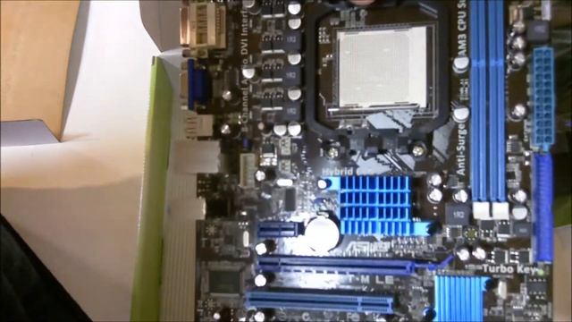 ASUS M4A78LT-M LE AM3 780L Micro ATX Motherboard Unboxing 1080p смотреть онлайн