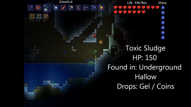 Terraria 1.1 New Monster: Toxic Sludge смотреть онлайн
