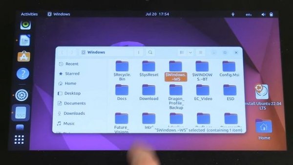 Linux for an x86 Tablet