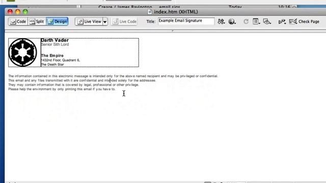 Web Design Blog - HTML Email Signatures in Apple Mail смотреть онлайн