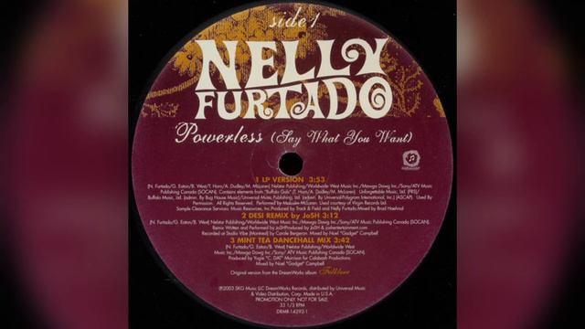 Nelly Furtado feat Shankhini - Powerless (Sox Remix) смотреть онлайн
