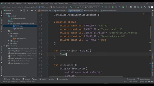 (Update) Integrate Banner, Interstitial and Rewarded Unity Ads v4.0.0 in Android Studio смотреть онлайн