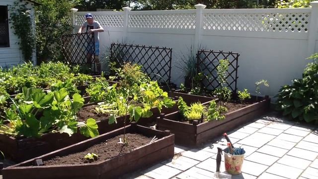 Дачный влог. Огород. Делаем опоры для огурцов!!! смотреть онлайн