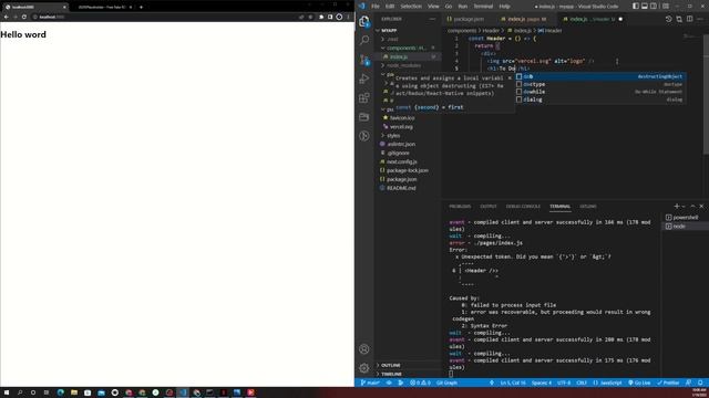 React 18 Fundamentals: Adding new components / Header - Part #005 смотреть онлайн